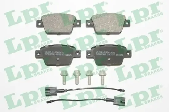Bremsbelagsatz, Scheibenbremse Hinterachse LPR 05P1676 Bild Bremsbelagsatz, Scheibenbremse Hinterachse LPR 05P1676