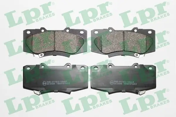 Bremsbelagsatz, Scheibenbremse Vorderachse LPR 05P1682