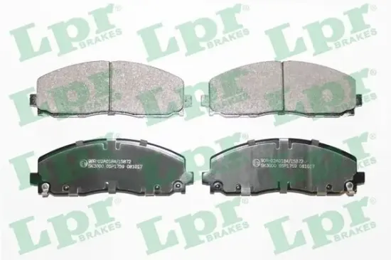 Bremsbelagsatz, Scheibenbremse Vorderachse LPR 05P1759 Bild Bremsbelagsatz, Scheibenbremse Vorderachse LPR 05P1759