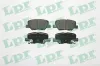 Bremsbelagsatz, Scheibenbremse Hinterachse LPR 05P1802