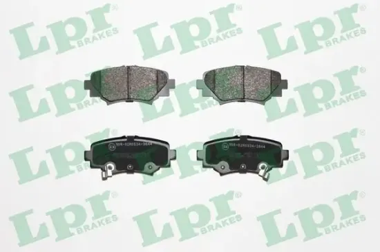 Bremsbelagsatz, Scheibenbremse Hinterachse LPR 05P1918 Bild Bremsbelagsatz, Scheibenbremse Hinterachse LPR 05P1918