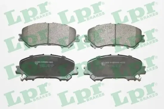 Bremsbelagsatz, Scheibenbremse Vorderachse LPR 05P1975 Bild Bremsbelagsatz, Scheibenbremse Vorderachse LPR 05P1975