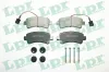 Bremsbelagsatz, Scheibenbremse Hinterachse LPR 05P1994