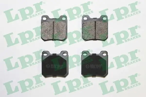 Bremsbelagsatz, Scheibenbremse Hinterachse LPR 05P206
