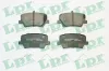Bremsbelagsatz, Scheibenbremse Hinterachse LPR 05P2061