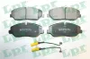 Bremsbelagsatz, Scheibenbremse Vorderachse LPR 05P2105A