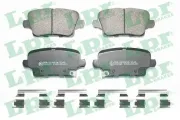 Bremsbelagsatz, Scheibenbremse Hinterachse LPR 05P2141K