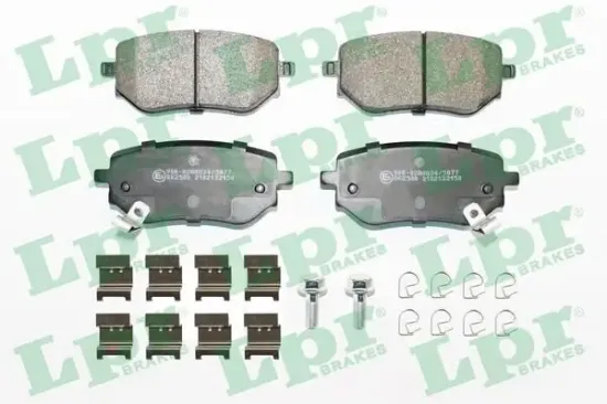 Bremsbelagsatz, Scheibenbremse Hinterachse LPR 05P2150K Bild Bremsbelagsatz, Scheibenbremse Hinterachse LPR 05P2150K