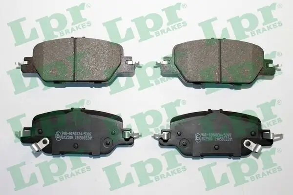 Bremsbelagsatz, Scheibenbremse Hinterachse LPR 05P2201