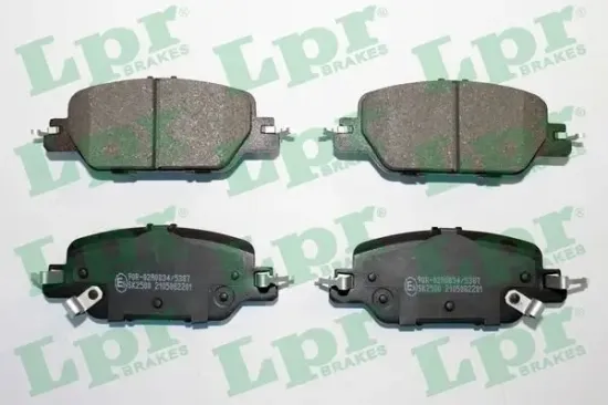 Bremsbelagsatz, Scheibenbremse Hinterachse LPR 05P2201 Bild Bremsbelagsatz, Scheibenbremse Hinterachse LPR 05P2201