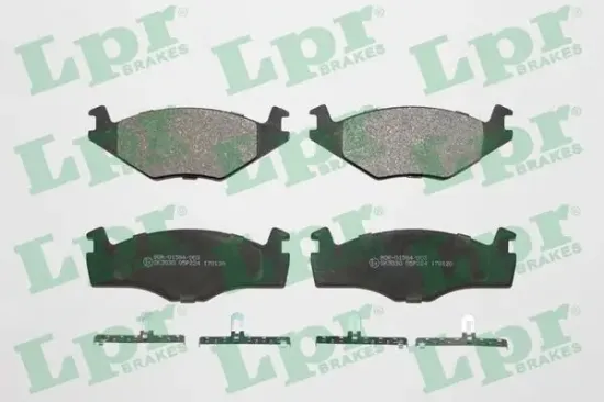 Bremsbelagsatz, Scheibenbremse Vorderachse LPR 05P224 Bild Bremsbelagsatz, Scheibenbremse Vorderachse LPR 05P224