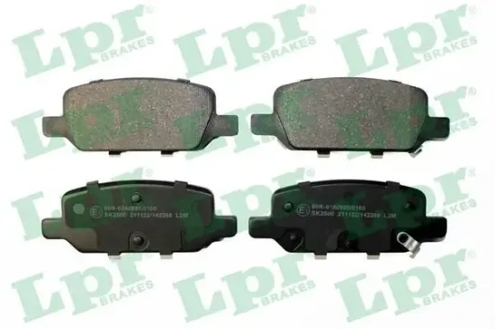 Bremsbelagsatz, Scheibenbremse Hinterachse LPR 05P2266 Bild Bremsbelagsatz, Scheibenbremse Hinterachse LPR 05P2266