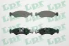 Bremsbelagsatz, Scheibenbremse Vorderachse LPR 05P232