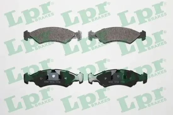 Bremsbelagsatz, Scheibenbremse Vorderachse LPR 05P232 Bild Bremsbelagsatz, Scheibenbremse Vorderachse LPR 05P232