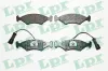 Bremsbelagsatz, Scheibenbremse Vorderachse LPR 05P242