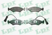 Bremsbelagsatz, Scheibenbremse Vorderachse LPR 05P242