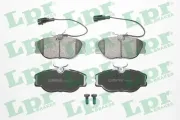 Bremsbelagsatz, Scheibenbremse Vorderachse LPR 05P286