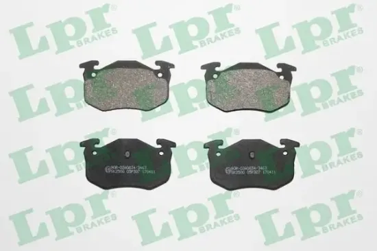 Bremsbelagsatz, Scheibenbremse Hinterachse LPR 05P307 Bild Bremsbelagsatz, Scheibenbremse Hinterachse LPR 05P307