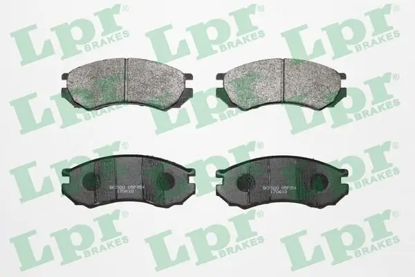 Bremsbelagsatz, Scheibenbremse Vorderachse LPR 05P354
