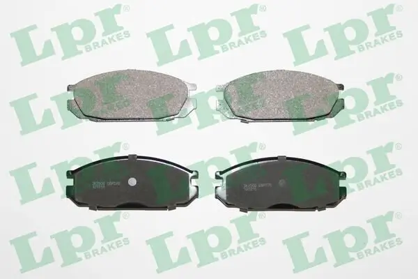 Bremsbelagsatz, Scheibenbremse Hinterachse LPR 05P376