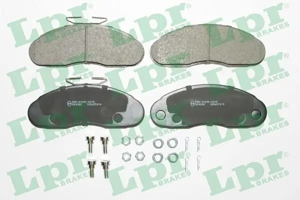 Bremsbelagsatz, Scheibenbremse Vorderachse LPR 05P414