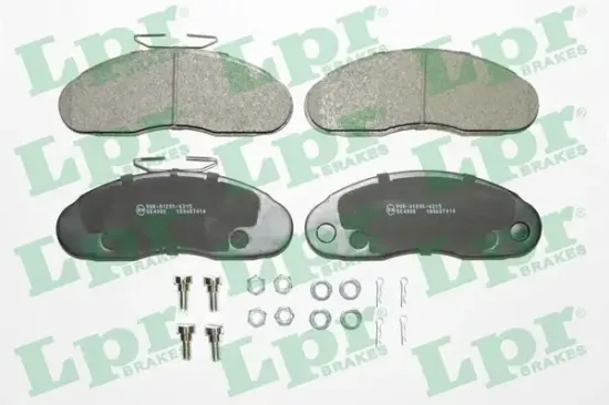 Bremsbelagsatz, Scheibenbremse Vorderachse LPR 05P414 Bild Bremsbelagsatz, Scheibenbremse Vorderachse LPR 05P414