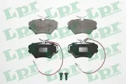 Bremsbelagsatz, Scheibenbremse Vorderachse LPR 05P469