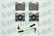 Bremsbelagsatz, Scheibenbremse Hinterachse LPR 05P517