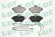 Bremsbelagsatz, Scheibenbremse Vorderachse LPR 05P486