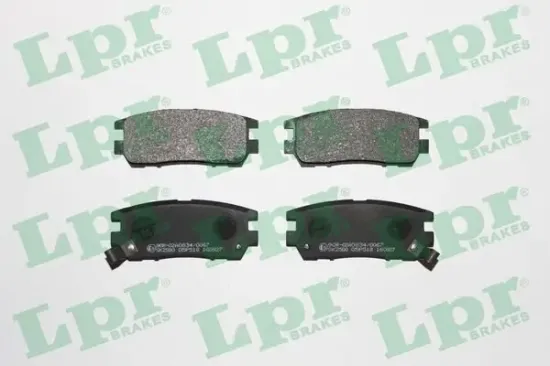 Bremsbelagsatz, Scheibenbremse Hinterachse LPR 05P518 Bild Bremsbelagsatz, Scheibenbremse Hinterachse LPR 05P518