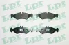 Bremsbelagsatz, Scheibenbremse Hinterachse LPR 05P609