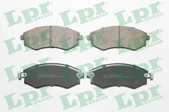 Bremsbelagsatz, Scheibenbremse Vorderachse LPR 05P640 Bild Bremsbelagsatz, Scheibenbremse Vorderachse LPR 05P640
