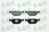 Bremsbelagsatz, Scheibenbremse Hinterachse LPR 05P650