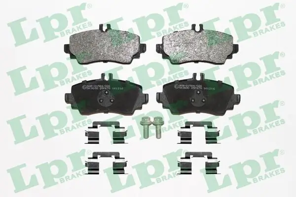 Bremsbelagsatz, Scheibenbremse Vorderachse LPR 05P688