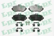 Bremsbelagsatz, Scheibenbremse Vorderachse LPR 05P688
