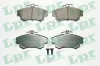 Bremsbelagsatz, Scheibenbremse Vorderachse LPR 05P711