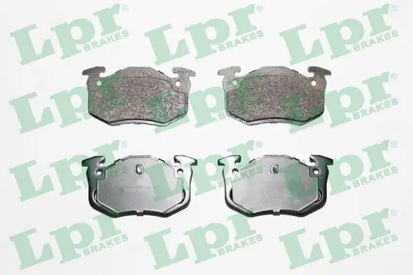 Bremsbelagsatz, Scheibenbremse Hinterachse LPR 05P738