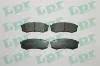 Bremsbelagsatz, Scheibenbremse Hinterachse LPR 05P749