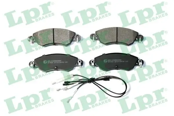 Bremsbelagsatz, Scheibenbremse Vorderachse LPR 05P792