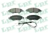 Bremsbelagsatz, Scheibenbremse Vorderachse LPR 05P792