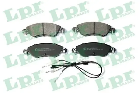 Bremsbelagsatz, Scheibenbremse Vorderachse LPR 05P792 Bild Bremsbelagsatz, Scheibenbremse Vorderachse LPR 05P792