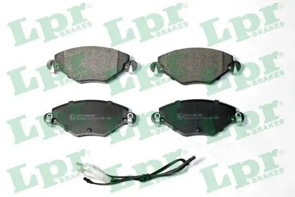 Bremsbelagsatz, Scheibenbremse Vorderachse LPR 05P793