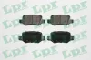 Bremsbelagsatz, Scheibenbremse Hinterachse LPR 05P850