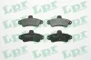 Bremsbelagsatz, Scheibenbremse Hinterachse LPR 05P870