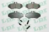 Bremsbelagsatz, Scheibenbremse Hinterachse LPR 05P956A