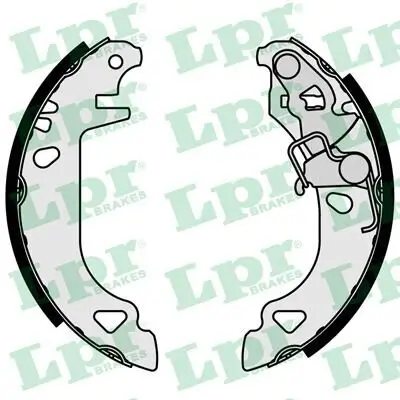 Bremsbackensatz Hinterachse LPR 07070