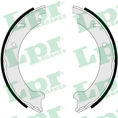 Bremsbackensatz, Feststellbremse Hinterachse LPR 07235