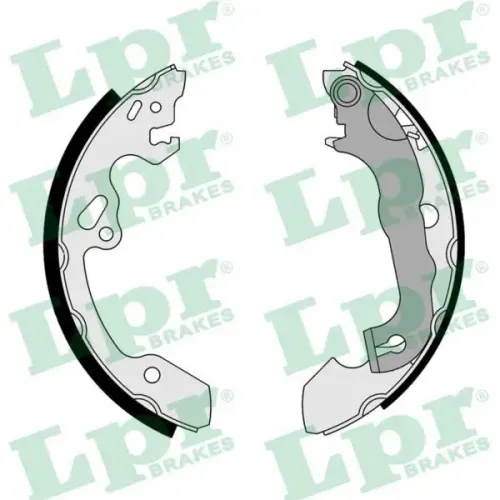 Bremsbackensatz Hinterachse LPR 07380 Bild Bremsbackensatz Hinterachse LPR 07380
