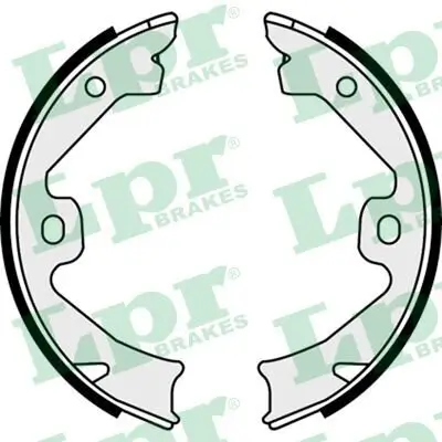 Bremsbackensatz, Feststellbremse Hinterachse LPR 08140 Bild Bremsbackensatz, Feststellbremse Hinterachse LPR 08140