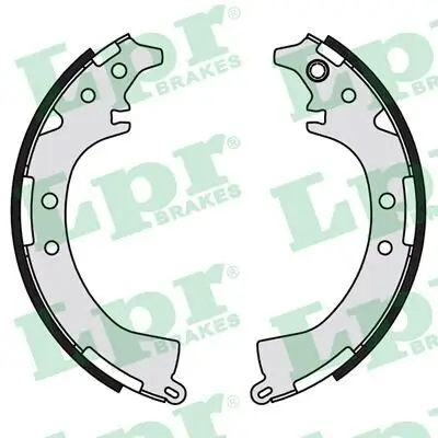 Bremsbackensatz Hinterachse LPR 08220